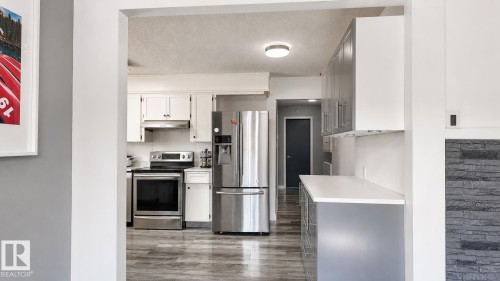 16608 109 Street Nw, Edmonton, AB - Indoor Photo Showing Kitchen With Stainless Steel Kitchen