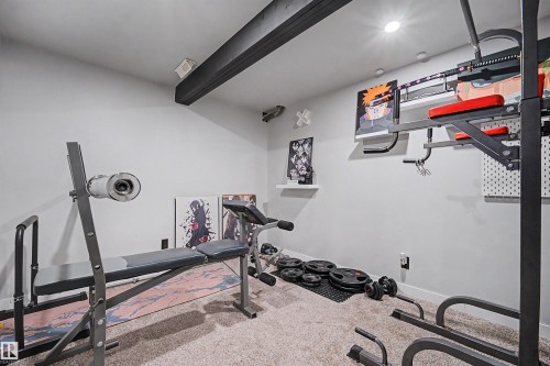 16608 109 Street Nw, Edmonton, AB - Indoor Photo Showing Gym Room