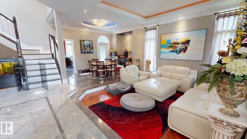 852 Wheeler Road Nw, Edmonton, AB - Indoor Photo Showing Living Room