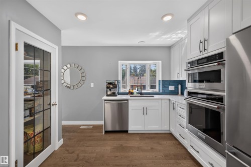 14447 107A Avenue Nw, Edmonton, AB - Indoor Photo Showing Kitchen