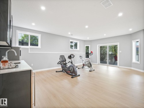 4115 58 Street, Beaumont, AB - Indoor Photo Showing Gym Room