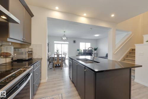 2639 200 Street Nw, Edmonton, AB - Indoor Photo Showing Kitchen With Double Sink With Upgraded Kitchen