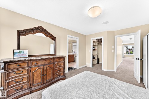 Wall-to-wall carpeting and neutral wall tones create a serene atmosphere - 2923 16 Street Nw, Edmonton, AB - Indoor