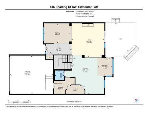 Floor plan - 416 Sparling Crest Sw, Edmonton, AB - Other