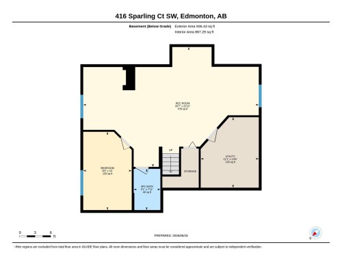 Floor plan - 416 Sparling Crest Sw, Edmonton, AB - Other