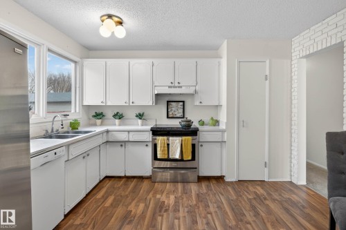 2 Fermont Street, St. Albert, AB - Indoor Photo Showing Kitchen With Double Sink