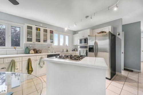 8712 137 Avenue Nw, Edmonton, AB - Indoor Photo Showing Kitchen With Upgraded Kitchen