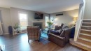 537 Fairway Court, Stony Plain, AB  - Indoor Photo Showing Living Room With Fireplace 