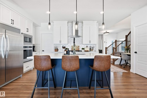 4618 170A Avenue Nw, Edmonton, AB - Indoor Photo Showing Kitchen With Upgraded Kitchen