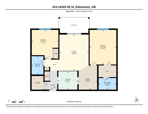 Floor plan - #224 16303 95 St Nw, Edmonton, AB - Other