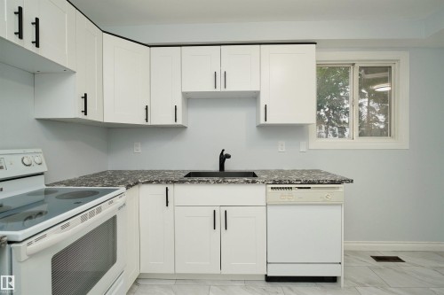 1679 Lakewood Road Nw, Edmonton, AB - Indoor Photo Showing Kitchen