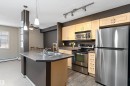 #111 11445 Ellerslie Rd Sw, Edmonton, AB  - Indoor Photo Showing Kitchen With Stainless Steel Kitchen With Double Sink 