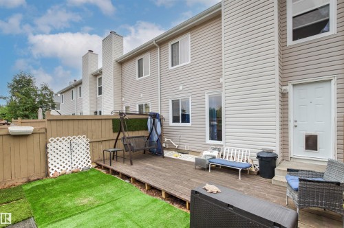 #64 3221 119 St Nw, Edmonton, AB - Outdoor With Deck Patio Veranda With Exterior