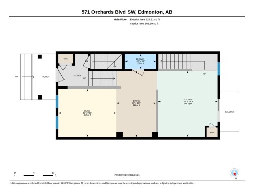 Floor plan - 571 Orchards Boulevard Sw, Edmonton, AB - Other
