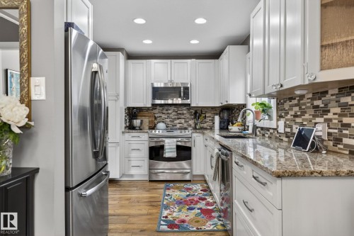 10108 144 Street Nw, Edmonton, AB - Indoor Photo Showing Kitchen With Upgraded Kitchen