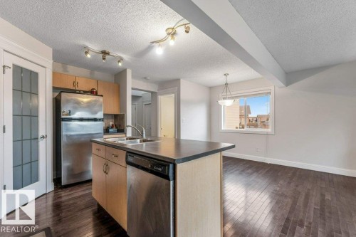 3545 11 Street Nw, Edmonton, AB - Indoor Photo Showing Kitchen With Double Sink