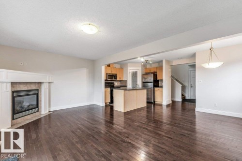 3545 11 Street Nw, Edmonton, AB - Indoor With Fireplace
