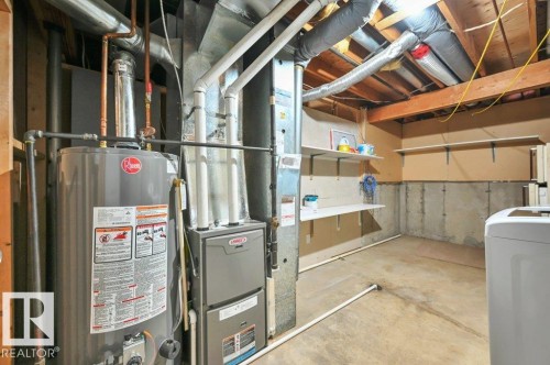 #22 1651 46 St Nw, Edmonton, AB - Indoor Photo Showing Basement
