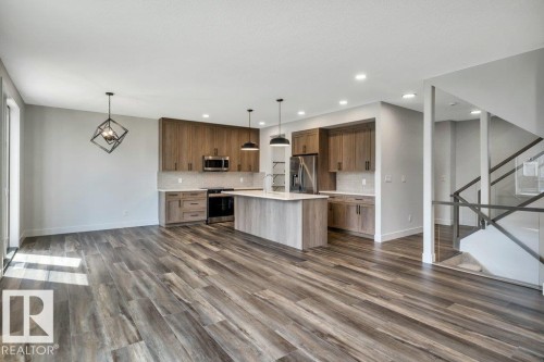 13 Hillwood Terrace, Spruce Grove, AB - Indoor Photo Showing Kitchen With Stainless Steel Kitchen With Upgraded Kitchen