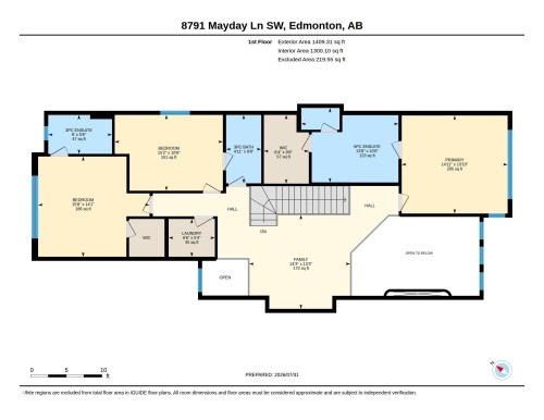 Floor plan - 8791 Mayday Ln Sw Sw, Edmonton, AB - Other