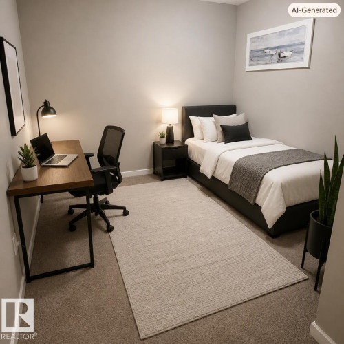 #310 5370 Chappelle Rd Sw Sw, Edmonton, AB - Indoor Photo Showing Bedroom