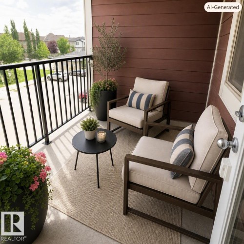 #310 5370 Chappelle Rd Sw Sw, Edmonton, AB - Outdoor With Balcony With Exterior