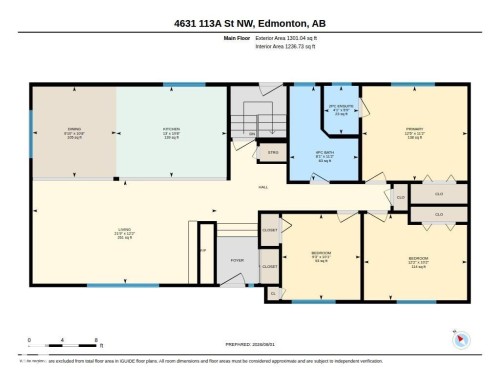 Main Floor Plan - 4631 113A Street Nw, Edmonton, AB - Other