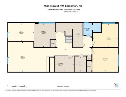 Basement Floor Plan - 4631 113A Street Nw, Edmonton, AB - Other