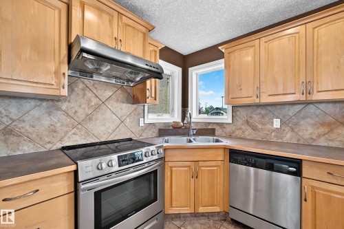 16619 72 Street Nw, Edmonton, AB - Indoor Photo Showing Kitchen With Double Sink