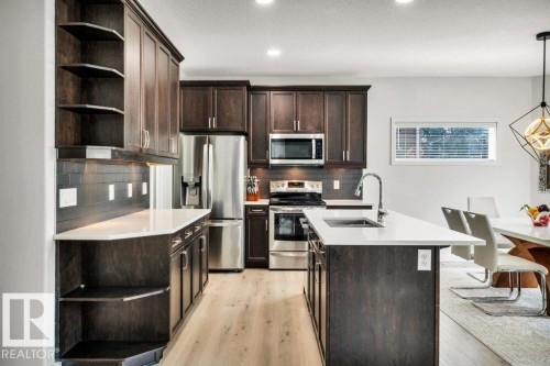 76 Everitt Drive, St. Albert, AB - Indoor Photo Showing Kitchen With Upgraded Kitchen