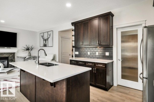 76 Everitt Drive, St. Albert, AB - Indoor Photo Showing Kitchen With Double Sink With Upgraded Kitchen
