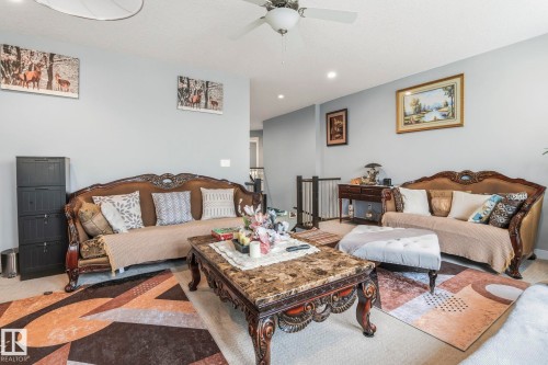 3808 Triomphe Boulevard, Beaumont, AB - Indoor Photo Showing Living Room