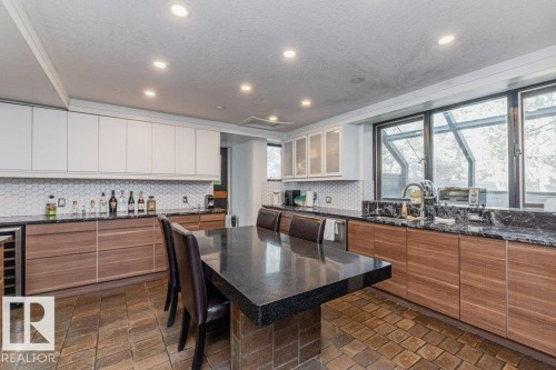 8638 Saskatchewan Drive Nw, Edmonton, AB - Indoor Photo Showing Kitchen With Double Sink
