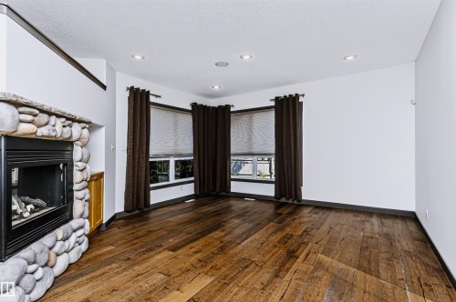 536 Highland Drive, Sherwood Park, AB - Indoor With Fireplace