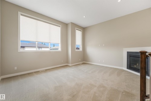 13525 162A Avenue Nw, Edmonton, AB - Indoor Photo Showing Other Room With Fireplace