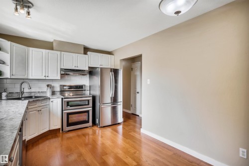 14928 69 Street Nw, Edmonton, AB - Indoor Photo Showing Kitchen With Stainless Steel Kitchen With Double Sink
