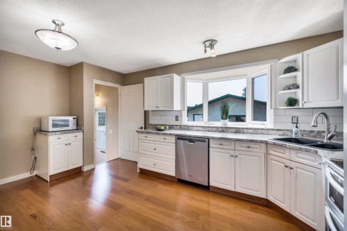 14928 69 Street Nw, Edmonton, AB - Indoor Photo Showing Kitchen With Double Sink