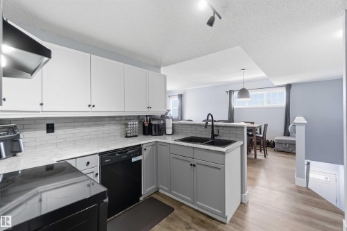 #11 1179 Summerside Dr Sw, Edmonton, AB - Indoor Photo Showing Kitchen With Double Sink