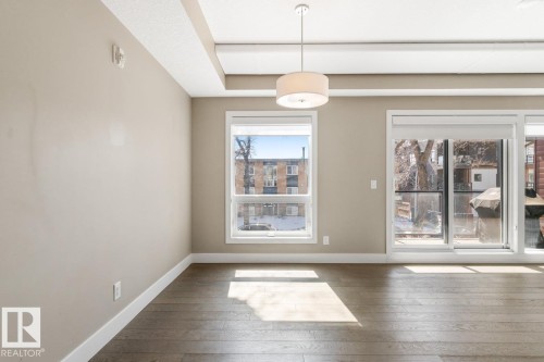 Lots Of Room For A Big Table. - #203 10006 83 Av Nw, Edmonton, AB - Indoor Photo Showing Other Room