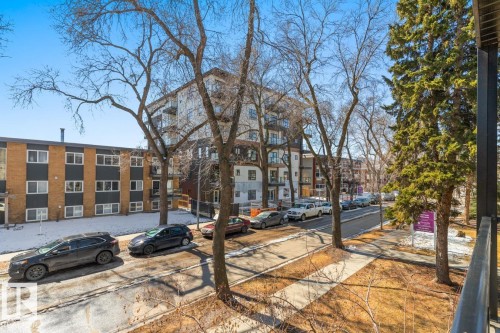 View Of Beautiful Tree Lined Street. - #203 10006 83 Av Nw, Edmonton, AB - Outdoor