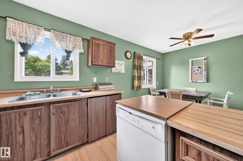 14029 30 Street Nw, Edmonton, AB - Indoor Photo Showing Kitchen With Double Sink
