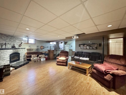 119 Garland Crescent, Sherwood Park, AB - Indoor With Fireplace