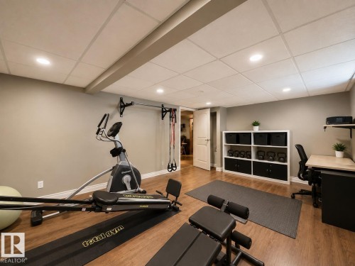 119 Garland Crescent, Sherwood Park, AB - Indoor Photo Showing Gym Room