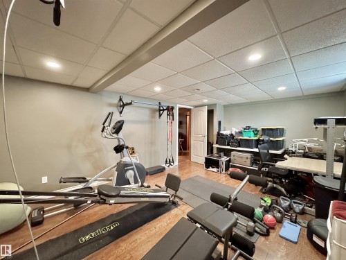 119 Garland Crescent, Sherwood Park, AB - Indoor Photo Showing Gym Room