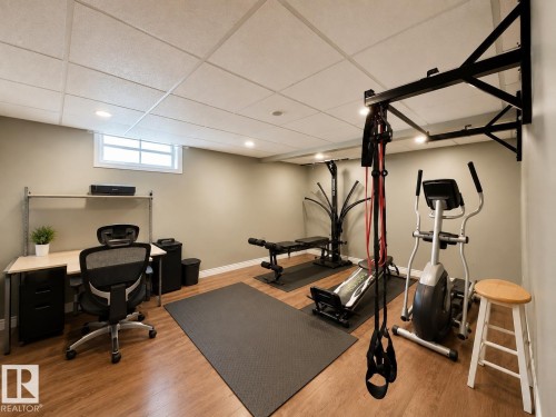 119 Garland Crescent, Sherwood Park, AB - Indoor Photo Showing Gym Room