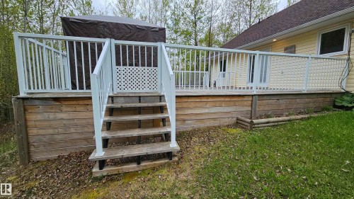 7 Andrew Drive, Rural Athabasca County, AB - Outdoor With Deck Patio Veranda With Exterior