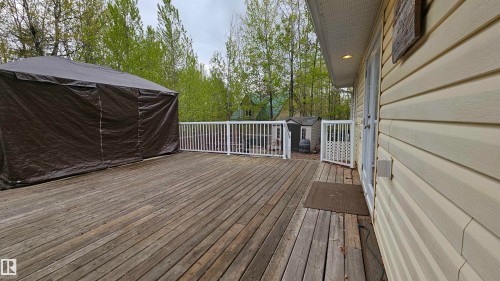 7 Andrew Drive, Rural Athabasca County, AB - Outdoor With Deck Patio Veranda With Exterior