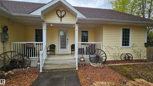 7 Andrew Drive, Rural Athabasca County, AB - Outdoor With Deck Patio Veranda With Exterior