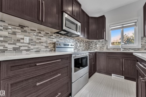 2604 20 Avenue Nw, Edmonton, AB - Indoor Photo Showing Kitchen With Upgraded Kitchen