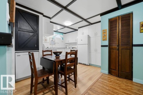 9823 151 Street Nw, Edmonton, AB - Indoor Photo Showing Dining Room